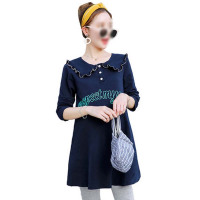 孕妇春装套装上衣卫衣服T恤春秋款打底衫连衣裙简约小清新孕产妇服饰孕妇上衣