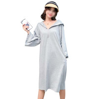 孕妇春装夏装上衣韩版中长款孕妇连衣裙春秋夏天裙子简约小清新孕产妇服饰孕妇裙子