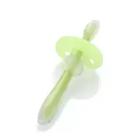 [单面硅胶 颜色随机发]婴儿牙刷宝宝儿童幼儿训练乳牙刷0-1-2-3岁宝宝牙刷