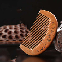 [细齿]可爱木梳子迷你木梳小便携随身儿童细齿梳子齿头梳女孩通用简约婴童梳子