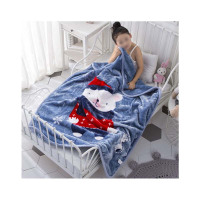 婴儿小毯子儿童毛毯双层加厚小孩宝宝小被子幼儿园珊瑚绒盖毯简约小清新床上用品毯子