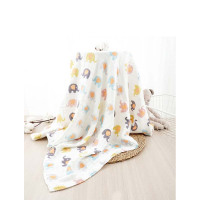 新生婴儿纱布儿童宝宝盖毯成人被子通用简约小清新被子床上用品小孩子盖被纱布被