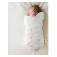 可爱卡通初生婴儿纱布包巾宝宝夏季薄款襁褓抱被产房裹布新生儿用品通用孕婴童包被