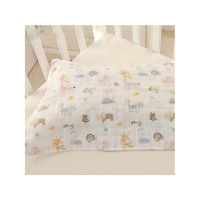 婴儿四层纱布宝宝新生儿童枕巾毛巾垫巾四季通用简约小清新孕婴童床上用品枕巾