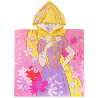 婴儿童连带帽沙滩浴巾宝宝可爱卡通纱布斗篷游泳浴袍浴衣小孩子浴衣通用孕婴童浴衣