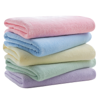 婴儿浴巾简约小清新新生宝宝洗澡大浴巾初生儿童毛巾四季通用孕婴童浴巾洗澡巾