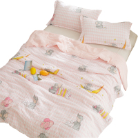 空调被夏凉被双人夏被单人夏季儿童学生宿舍春秋被芯薄被子四季通用简约清新孕婴童被子