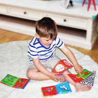 费雪布书早教婴儿6-12个月宝宝益智撕不烂立体书儿童玩具0-1-3岁F0812