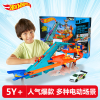 风火轮Hotwheels火辣小跑车多功能汽车世界轨道套装男孩玩具 BGJ18