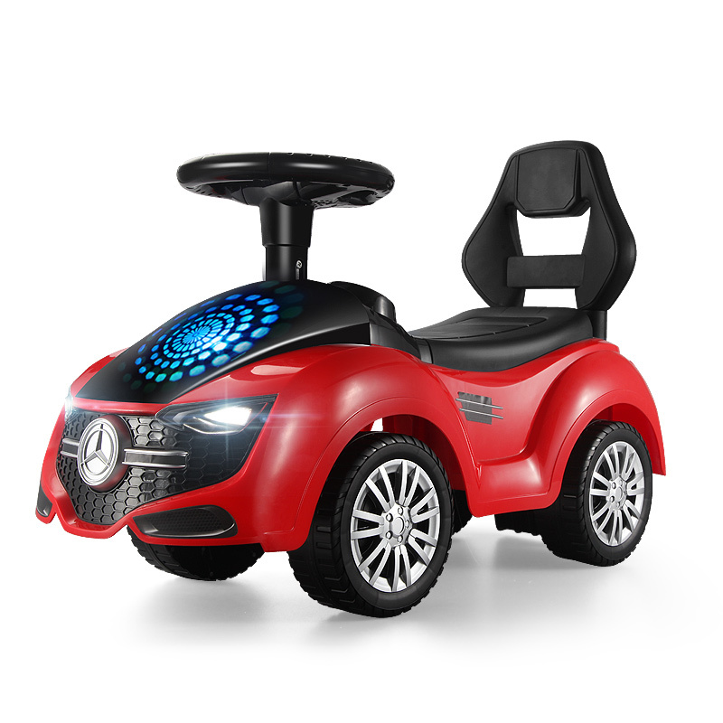 锋达儿童扭扭车带灯光音乐妞妞滑行溜溜车宝宝四轮学助步13岁玩具童车
