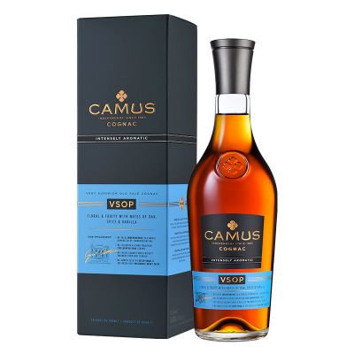 保税进口 法国 卡慕(Camus)新一代VSOP 金花干邑白兰地洋酒 1000ml