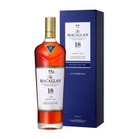 MACALLAN麦卡伦18年双桶单一麦芽苏格兰威士忌进口洋酒烈酒 海外版