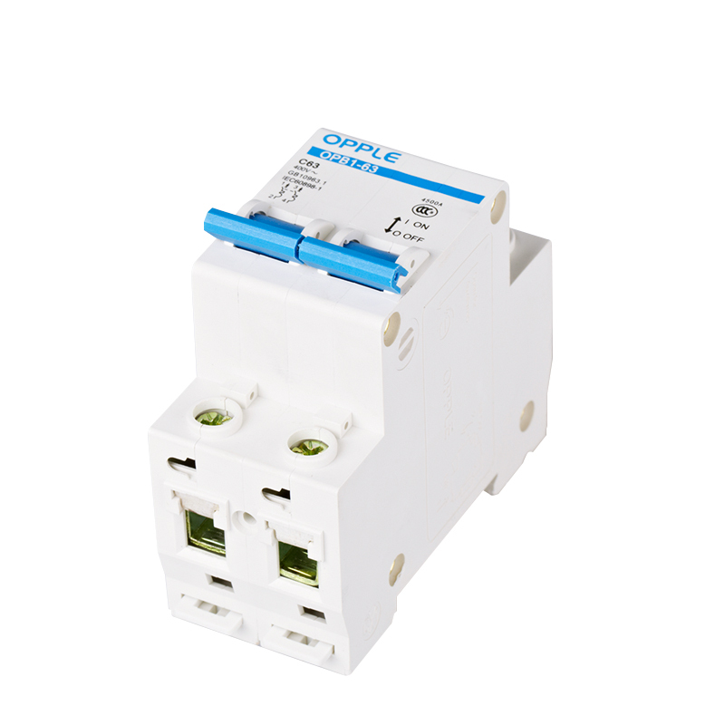 欧普照明小型断路器2p63a家用保护空气开关短路过载保护保险