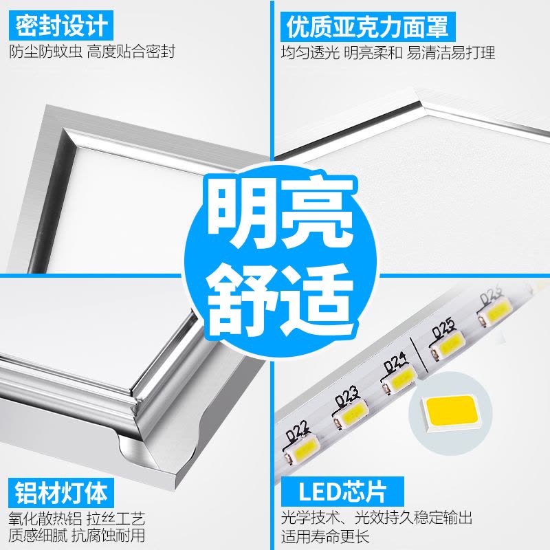 欧普照明智能多功能浴霸风暖嵌入式集成吊顶三合一卫生间暖风 (F115)图片