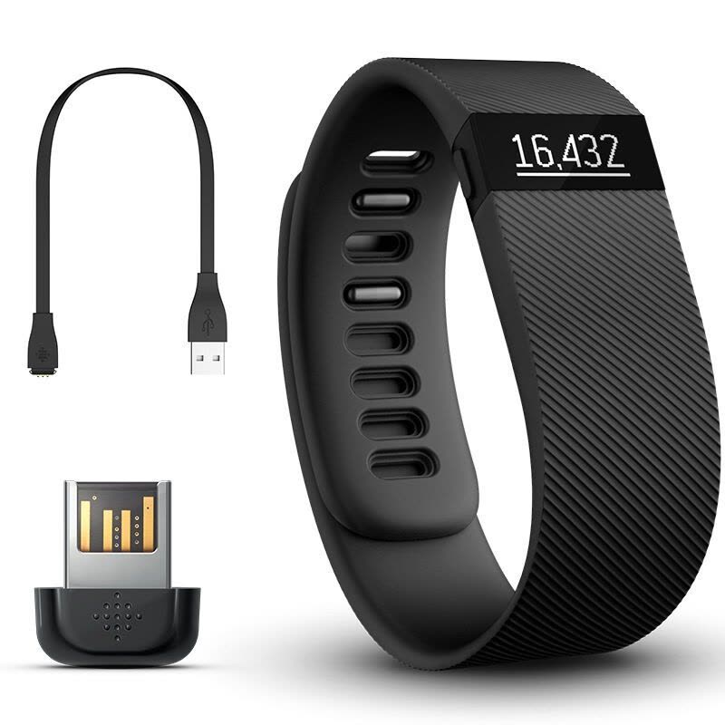 Fitbit Charge 智能手环智能手表【黑色S号】 运动智能蓝牙手环ios 计步器 【港澳台不发货】图片