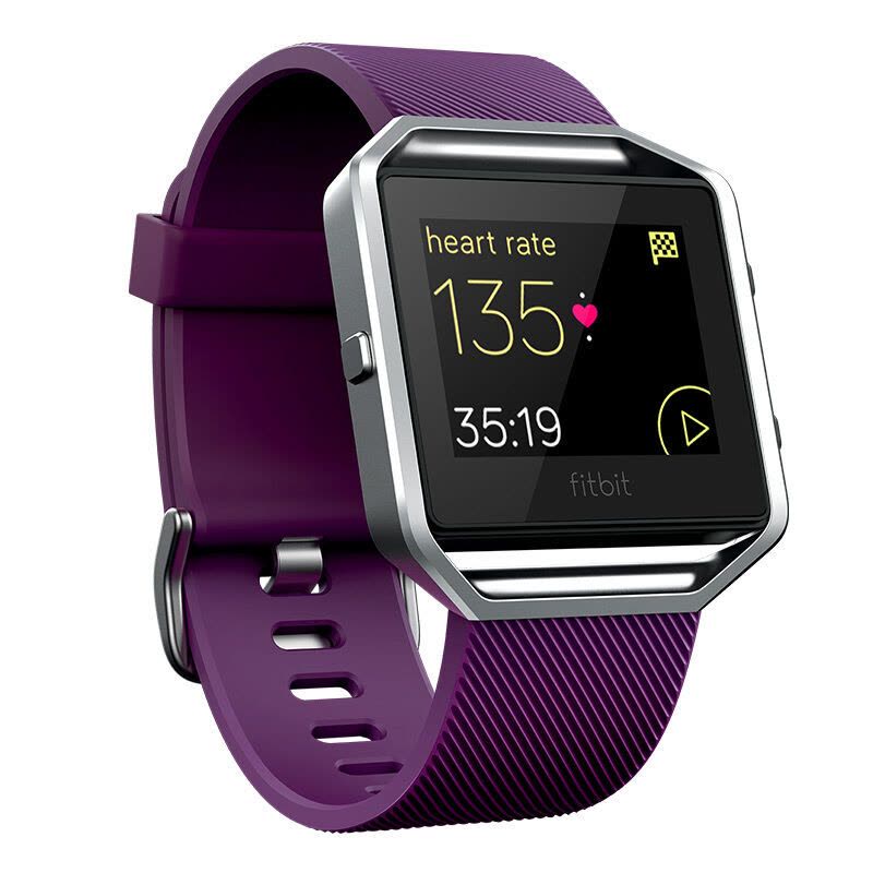 Fitbit Blaze 智能手环【紫色 S号】 心率监测蓝牙定位手表运动计步器 港澳台不发货图片
