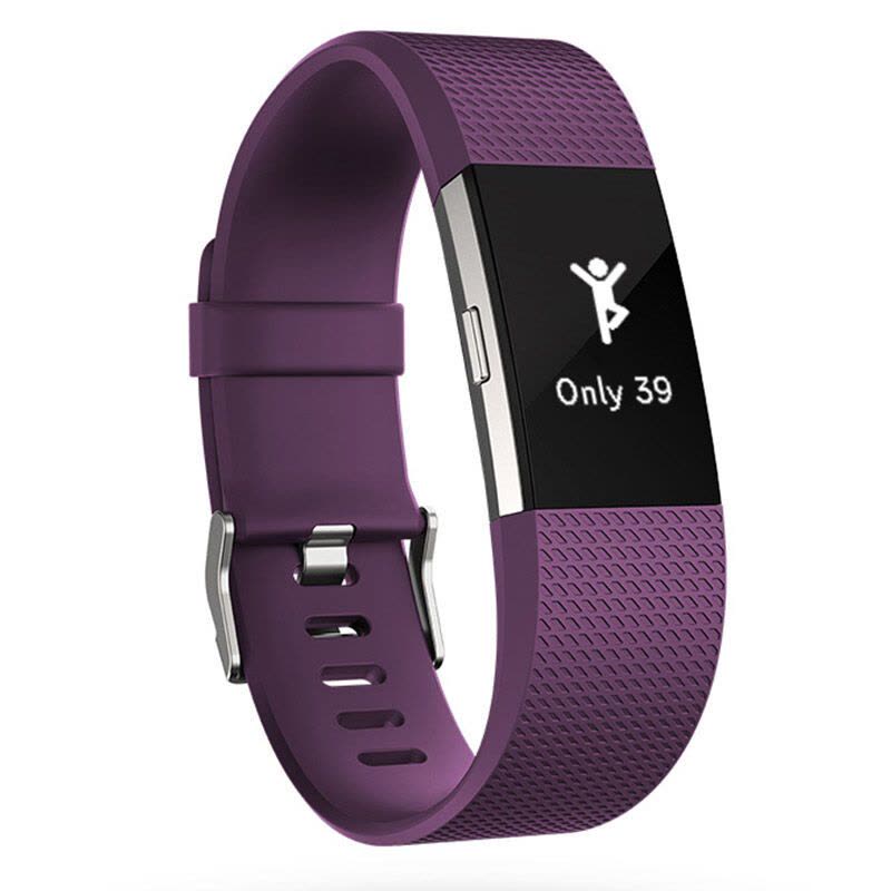 Fitbit Charge 2 智能手环【紫色S号】计步器心率手环蓝牙ios运动手表图片