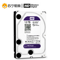 西部数据(WD)紫盘 1TB SATA 6Gb/s 64M 监控硬盘(WD10PURX/WD10EJRX)7*24小时