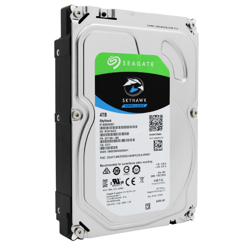 希捷(SEAGATE)酷鹰系列 4TB 5900转64M SATA3 监控级硬盘(ST4000VX007)