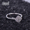 ZUANHUI钻汇珠宝 白18K金钻石戒指女 求订结婚钻石戒指女克拉排钻正品定制刻字
