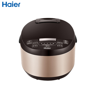 海尔(Haier)电饭煲HRC-FS4019 LED显示 4L容量 10小时预约 电饭煲