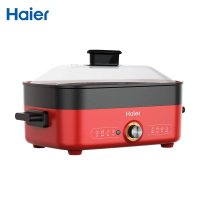 海尔(Haier)多用途锅 无级旋控 5L容量 不沾涂层 家用多用途锅 HDR-BX5201A