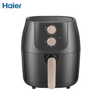 海尔(Haier)空气炸锅 360°热风循环 5L容量 双旋钮操作 家用空气炸锅 HA-M50E