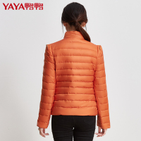 鸭鸭款女装韩版修身羽绒服女立领冬季短款时尚羽绒服B-361