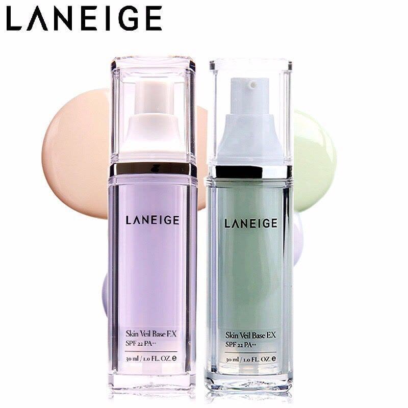 Laneige/兰芝雪纱丝柔防晒隔离霜 遮瑕 提亮肤色裸妆 SPF22 PA++ 30ml图片