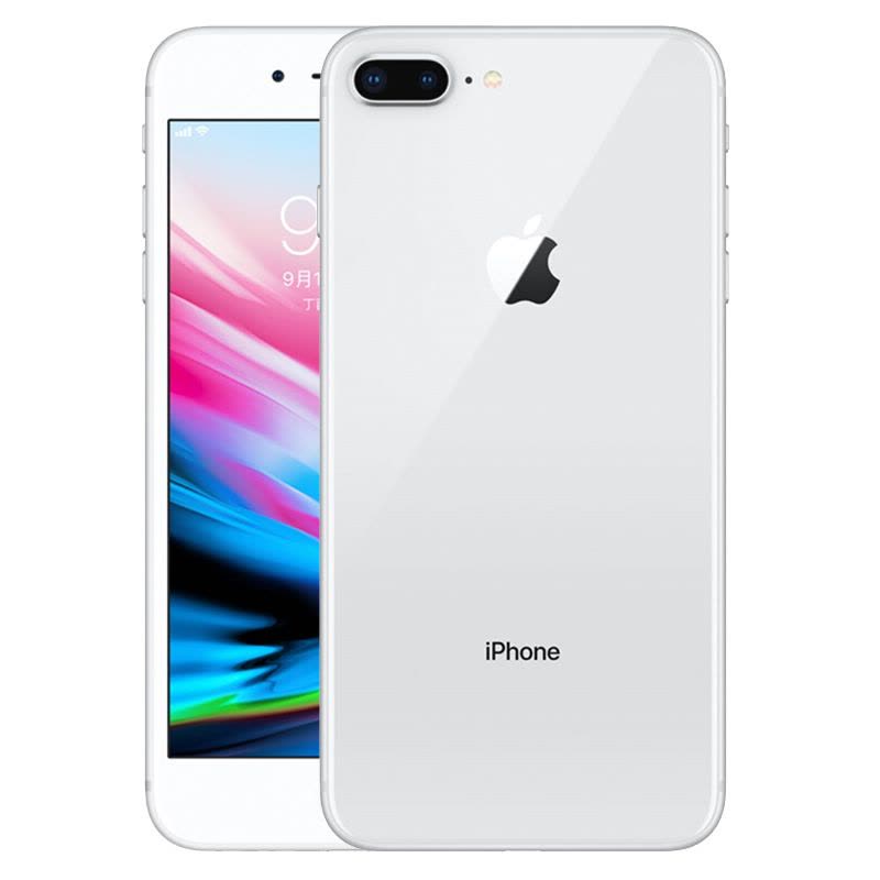 苹果(Apple) iPhone8 Plus 港版5.5英寸 光学防抖AR技术 移动联通4G手机 256GB 银色图片
