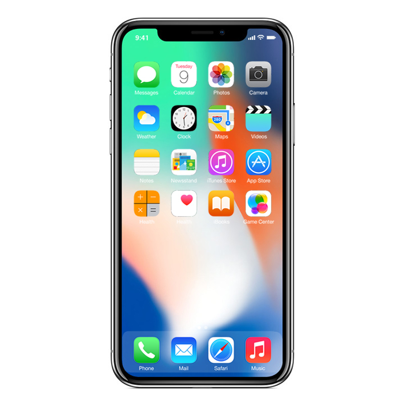 苹果 (Apple) iPhone X 港版 全面屏手机 5.8英寸 全新未激活 Face ID 银色 64GB