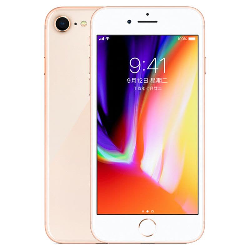 苹果(Apple)海外版 iPhone8 4.7英寸 光学防抖AR技术 全网通手机 64GB 浅金色图片