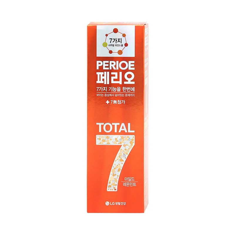 韩国LG倍瑞傲全优倍护牙膏120g(柠檬舒缓) 去牙渍 清新口气