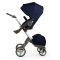 【德国直邮】思多嘉儿Stokke Xplory V4婴儿推车高景观童车避震折叠可换向承重20kg 推车+睡袋+脚套