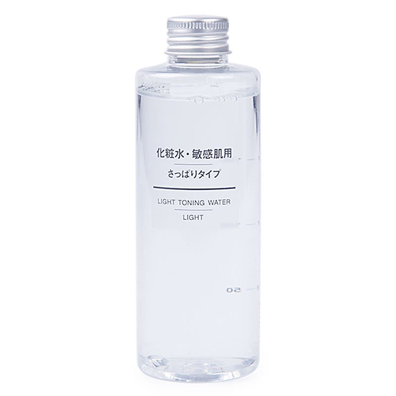 MUJI 无印良品敏感肌清爽型化妆水200ml 各种肤质保湿补水清爽 化妆水爽肤水通用 日本进口