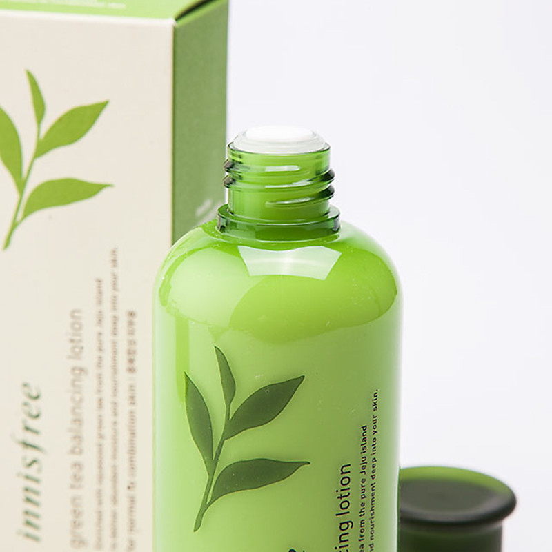 Innisfree 悦诗风吟滋润肌肤绿茶精萃乳液160ml 平衡柔肤露通用 滋润保湿补水通用 韩国进口