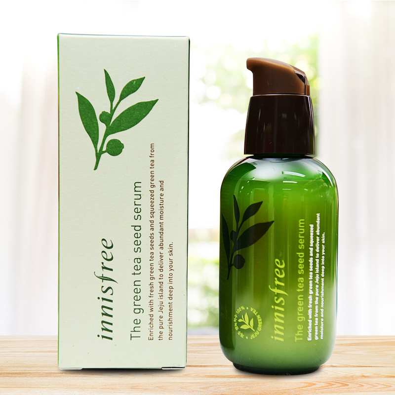 Innisfree 悦诗风吟绿茶籽精萃水分菁露80ml 面部保湿补水精华液 各种肤质通用 韩国进口