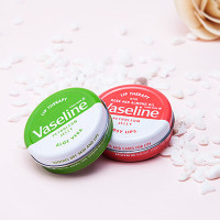 VASELINE 凡士林经典唇膏组合装 芦荟20g+玫瑰20g 唇膏护唇保湿 嫩唇膏 【美国品牌】