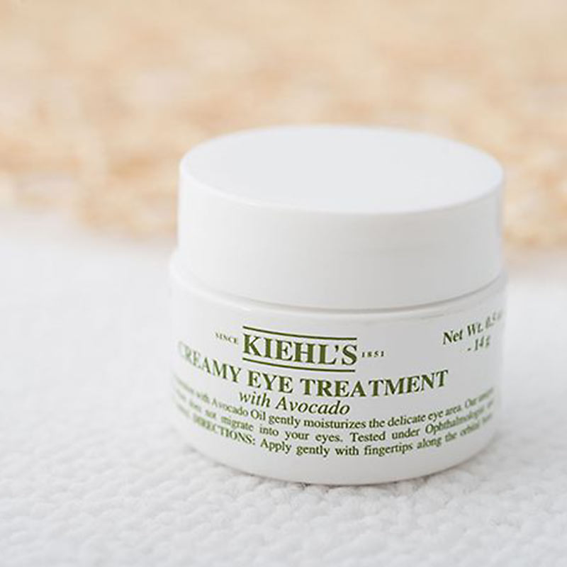 Kiehl’s 科颜氏牛油果保湿眼霜14g 修护改善眼袋 淡化黑眼圈乳状眼霜 改善浮肿状态 美国进口