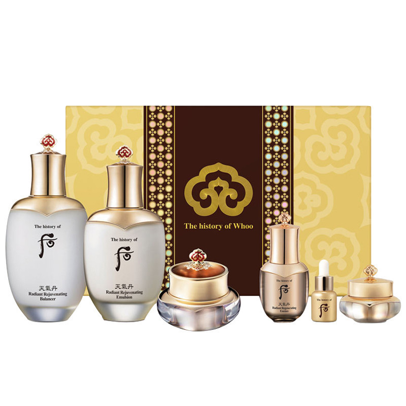 The History Of Whoo 后天气丹华炫3件面部护肤套装礼盒 保湿补水滋润营养 各种肤质通用[韩国品牌]