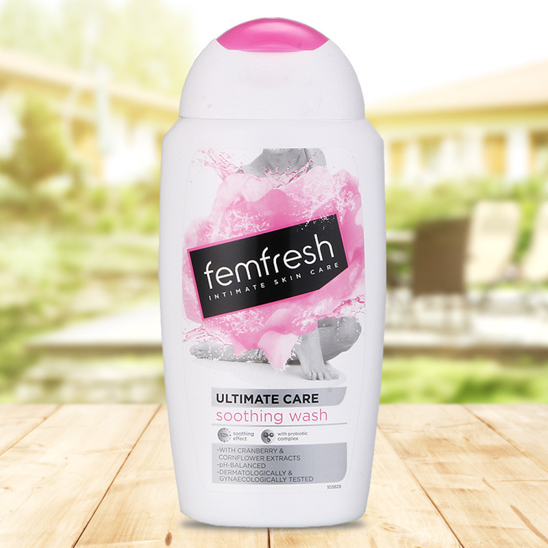 Femfresh 芳芯蔓越莓女性私密护理液洗液250ml 清洁淡化异味滋润 [英国品牌][新老包装随机发货]