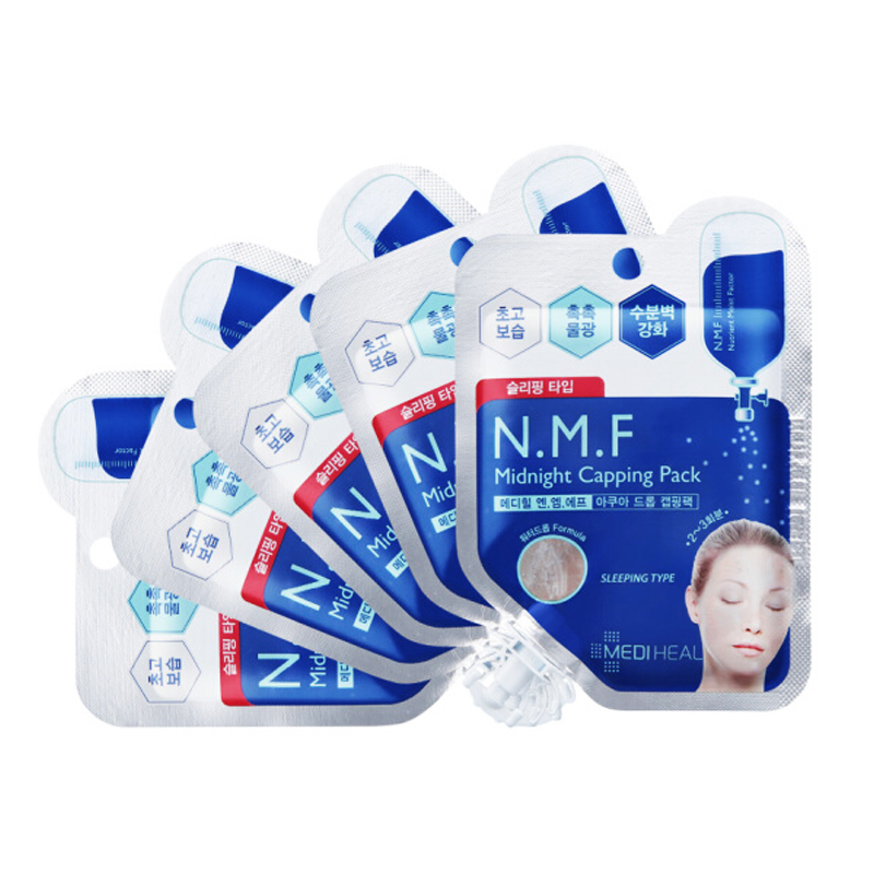 mediheal 美迪惠尔nmf针剂水库免洗睡眠面膜5片 各种肤质保湿补水