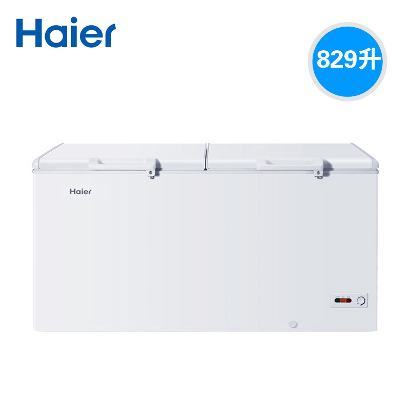 Haier/海尔 BC/BD-829HK大容量冰柜冷柜商用卧式单温一室冷藏冷冻