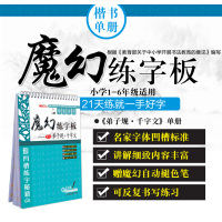 汉字手写行楷规范(规范字全掌握)/墨点字帖 凹槽字帖 送魔幻水笔+2只笔芯I