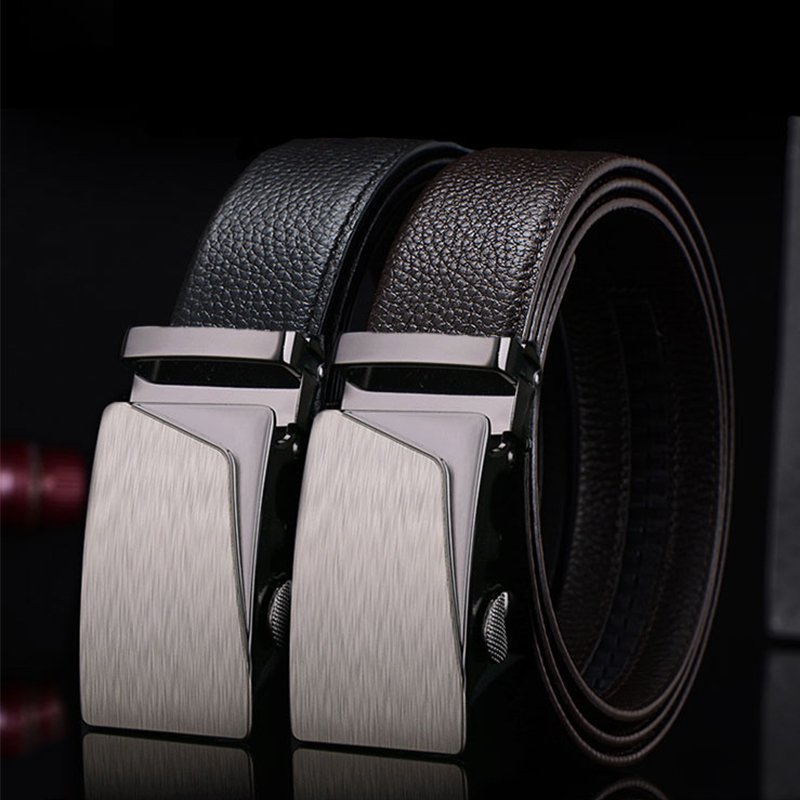 范思曼 真皮皮带头层牛皮男士腰带自动扣男款商务休闲裤带