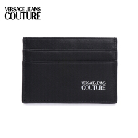 VERSACE范思哲男女卡包经典印花零钱夹PVC钱包卡包手包 黑色