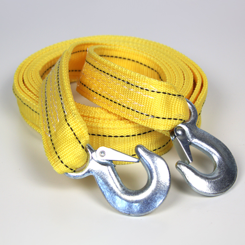 巨木汽车拖车绳5吨4米双层拉车绳越野车牵引绳轿车摩托车拖车绳