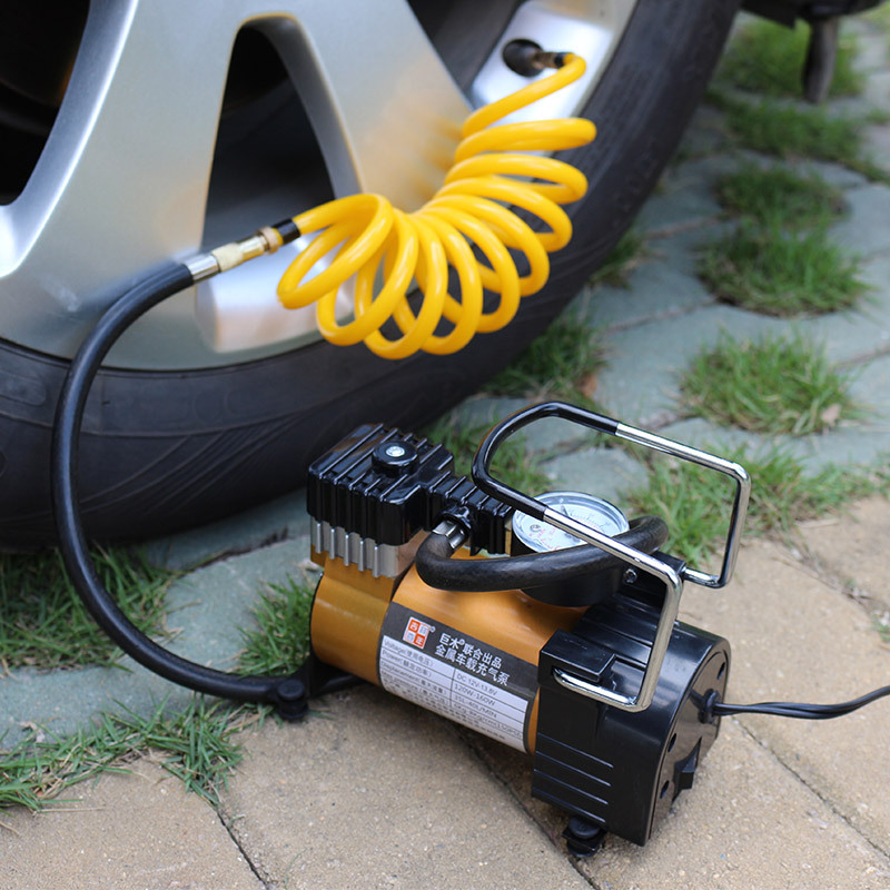巨木车载充气泵汽车用打气泵12v小轿车便携式轮胎电动加气充气泵30缸