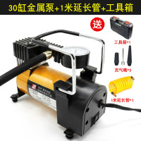 巨木 车载充气泵汽车用打气泵12v小轿车便携式轮胎电动加气充气泵 30缸金属泵+延长管+空工具箱