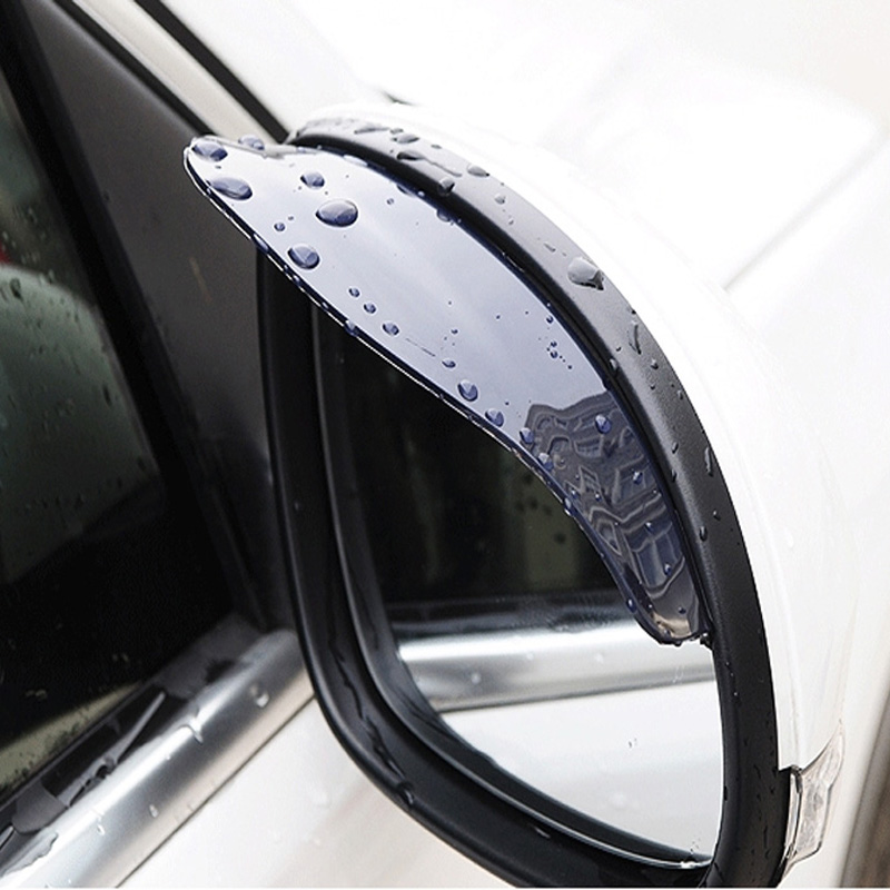巨木 汽车轿车后视镜雨眉 反光镜配件车窗晴雨挡汽车改装专用 黑色雨眉[对装]高清大图